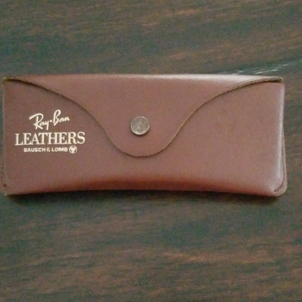 Rayban vintage leather aviators